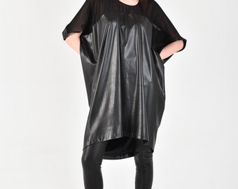 Leather Tunic Dress